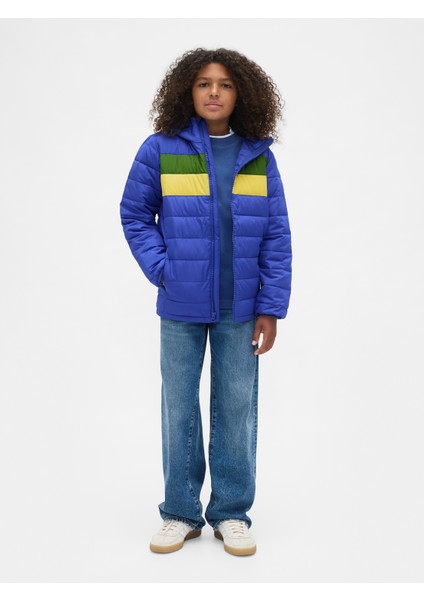 Erkek Çocuk Mavi Coldcontrol Şişme Ceket modelleri