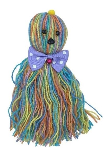 Tamarınd® Ahtapot Şekilli Zilli ve Ipli Rengarenk Püsküllü Sevimli Kedioyuncağı indirimleri