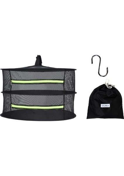 2 Katlı Meyve Sebze Bitki Kurutma Filesi | Katlanabilir Meyve Sebze Bitki Doğal Kurutma Sepeti