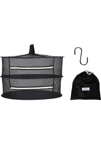 2 Katlı Meyve Sebze Bitki Kurutma Filesi | Katlanabilir Meyve Sebze Bitki Doğal Kurutma Sepeti