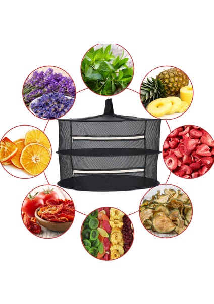 2 Katlı Meyve Sebze Bitki Kurutma Filesi | Katlanabilir Meyve Sebze Bitki Doğal Kurutma Sepeti fırsatları