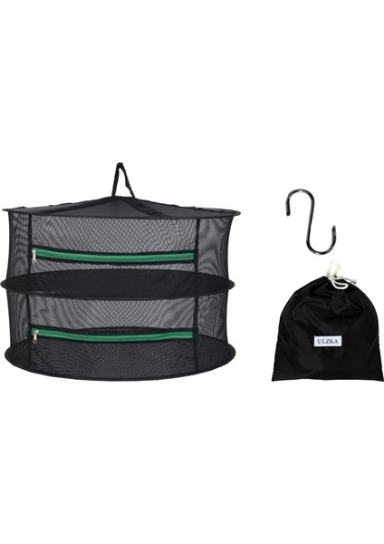 2 Katlı Meyve Sebze Bitki Kurutma Filesi | Katlanabilir Meyve Sebze Bitki Doğal Kurutma Sepeti