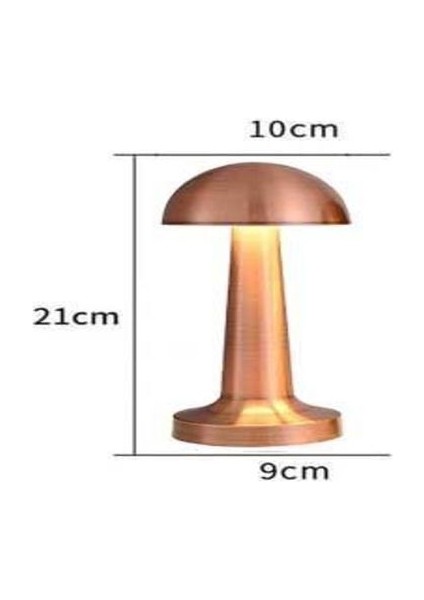 Şarjlı Pembe LED Masa Lambası - Dekoratif, Şık ve Kullanışlı (100 Karakter) fırsatları