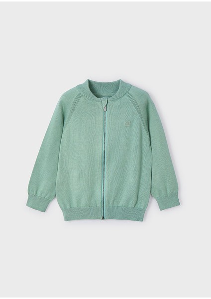 04-10 Yaş Erkek Çocuk Çağla Yeşili Fermuarlı Hırka - Çağla Yeşili fiyatları