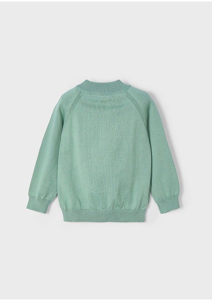 04-10 Yaş Erkek Çocuk Çağla Yeşili Fermuarlı Hırka - Çağla Yeşili modelleri