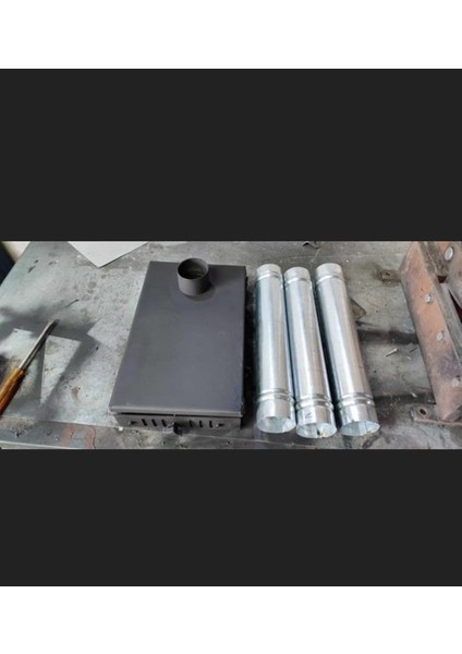 Portatif Camlı Kamp,çadır Sobası. Katlanır Çantalı 2mm Çelik Soba fırsatları