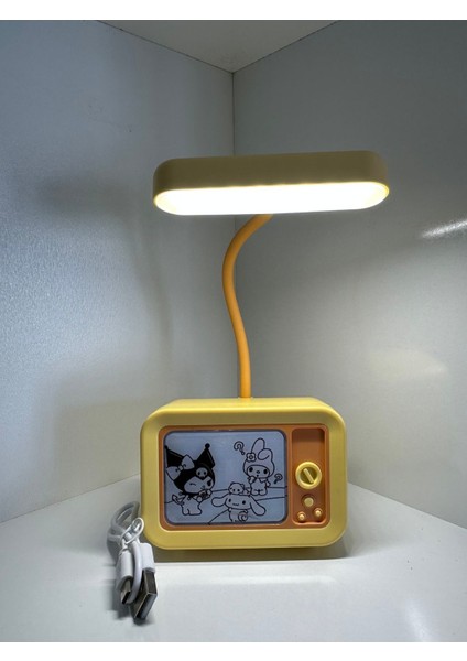 Sevimli Çok Fonksiyonlu Gece Lambası ve Kalemtraş, Eğlenceli ve Pratik Kullanım