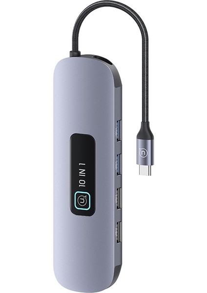 SJ644 10 Port USB Hub - Ethernet, HDMI & VGA Destekli, Pd 3.0 fiyatları