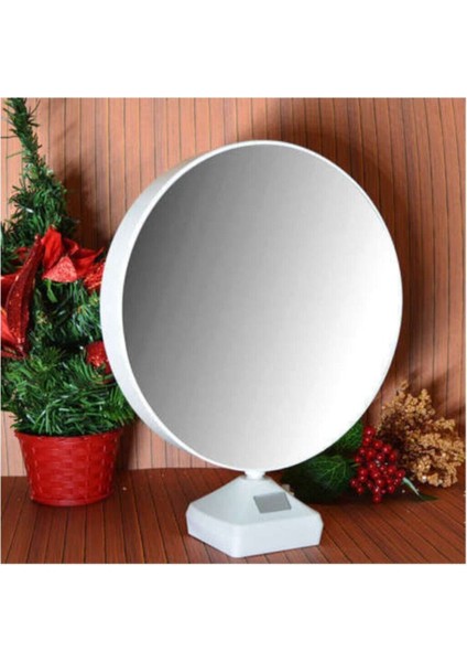 Beyaz Yuvarlak LED Sihirli Ayna Çerçevesi, Şık ve Parlak Dekorasyon Ürünü modelleri