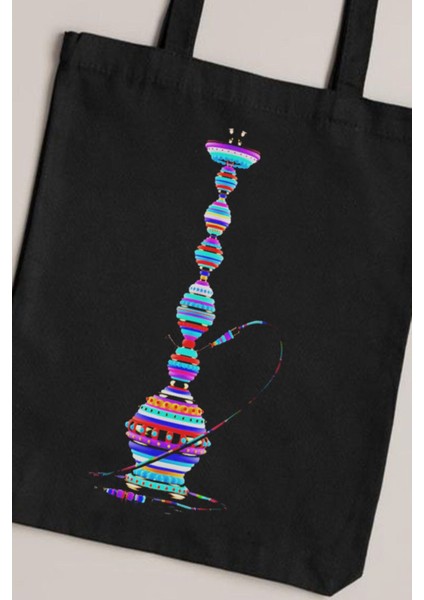 Şık Siyah Unisex Kanvas Çanta, Günlük Kullanım Için Uygun ve Hafif Tasarım fiyatları