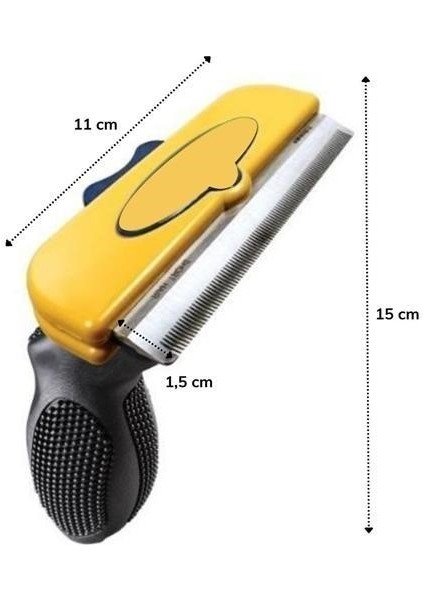 Tamarınd® Kedi ve Köpekler Için Kısa Tüylü Köpek Tarağı Tüy Toplayıcı Tarak Large modelleri