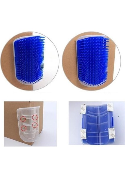 Tamarınd® Pratik Kedi Tüyü Kaşıma ve Tarama Aparatı Duvara Monte Kaşıma Aleti fırsatları