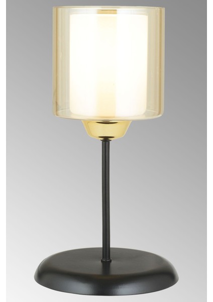 Şık Siyah Camlı Masa Lambası, Modern ve Lüks Dekorasyon Için Ideal Seçenek modelleri