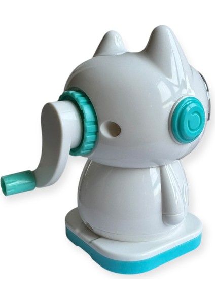 kedi Tasarımlı Mekanik Kalemtraş, Döner Kollu, 4 Renk Seçeneği fiyatları