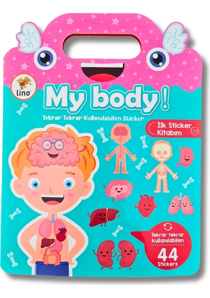 Ilk Sticker Kitabım Tekrar Kullanılabilir 44 Adet Sticker