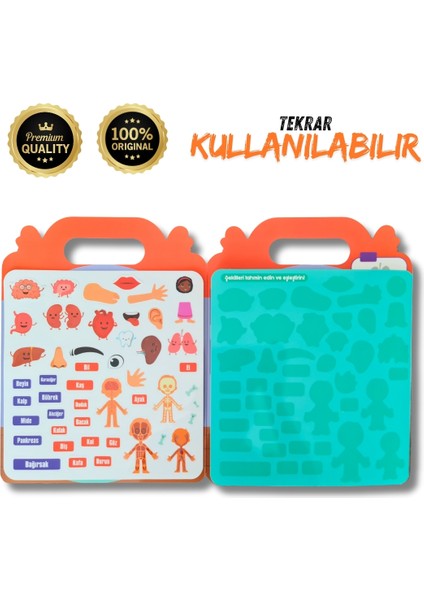 Ilk Sticker Kitabım Tekrar Kullanılabilir 44 Adet Sticker fiyatları