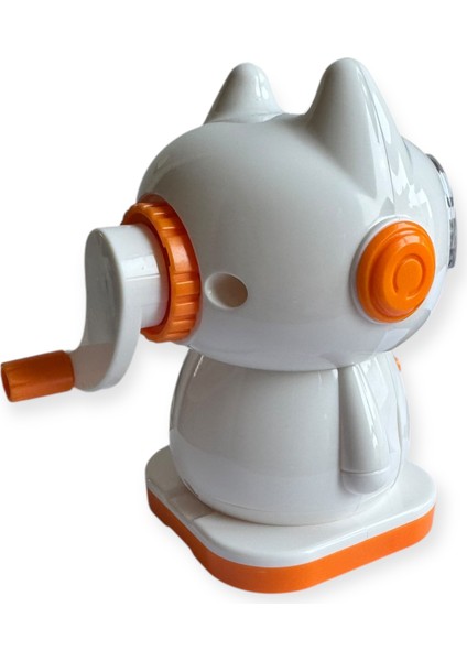 kedi Tasarımlı Mekanik Kalemtraş, Döner Kollu, 4 Renk Seçeneği fiyatları