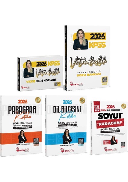 2026 Kpss Vatandaşlık + Paragraf + Dil Bilgisi Video Ders Notları