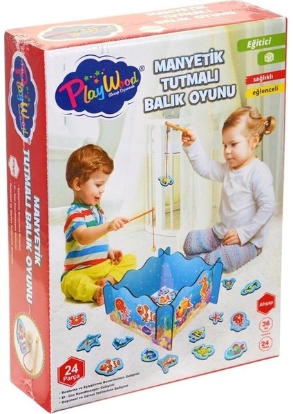 Playwood Manyetik Tutmalı Balık Oyunu 381