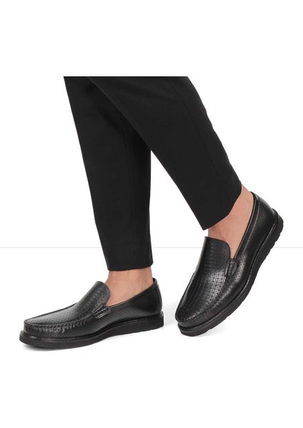Erkek Siyah Deri Loafer fiyatları