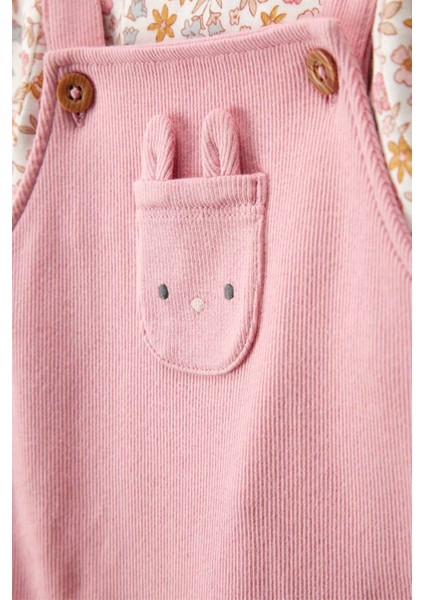 Kız Bebek Pembe Salopet Set fırsatları