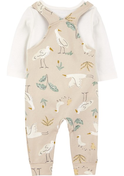 Bebek Ekru Salopet Set fiyatları