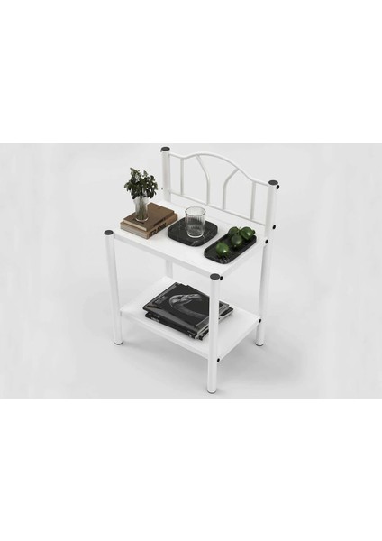 Bella Retro Ferforje Metal Komodin Yan Sehpa indirimleri