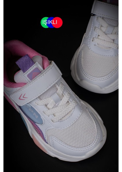 Pembe Işıklı Patik Çocuk Sneaker fırsatları
