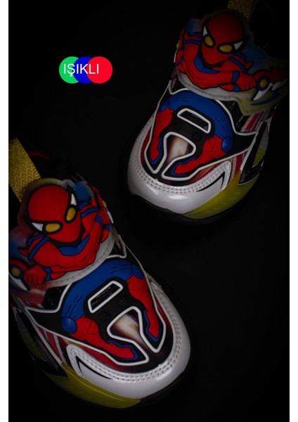 Kırmızı Erkek Çocuk Patik Işıklı Sneaker fırsatları