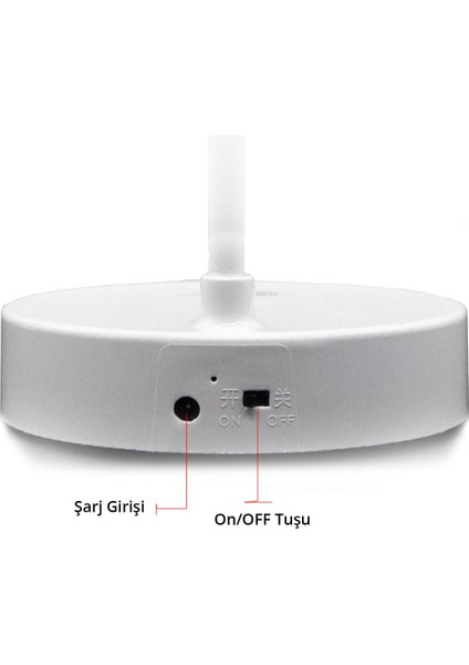 Şarjlı Dokunmatik LED Masa Lambası, Ayarlanabilir ve Şık Tasarım ile Kullanışlıdır. modelleri