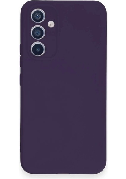 Samsung Galaxy A34 5g Kılıf Nano Içi Kadife Silikon - Mor
