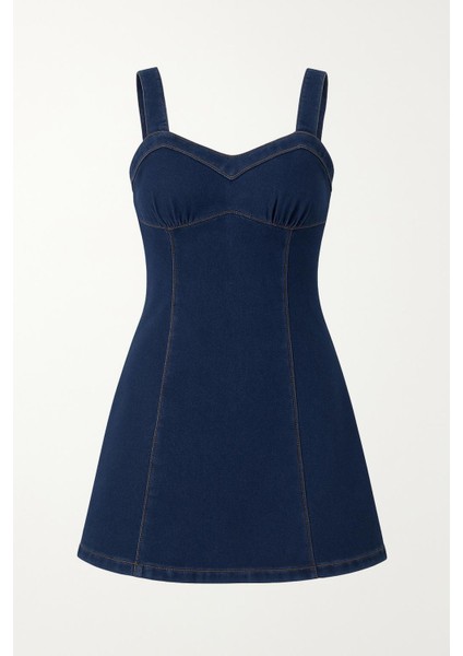 Strappy Denim Mini Elbise fiyatları