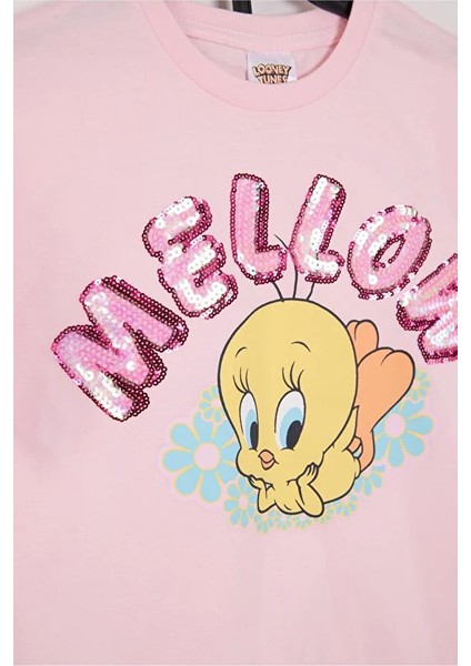 02-05 Yaş Arası Disney Nakışlı Şortlu Takım - Pembe fiyatları