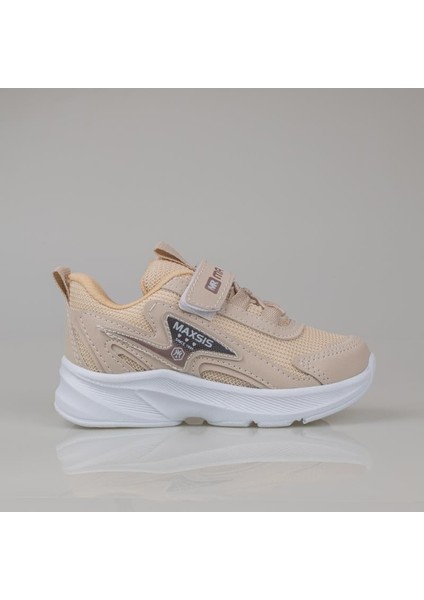 Bej Hafif Cırt Cırtlı Fileli Çocuk Spor Ayakkabı fiyatları