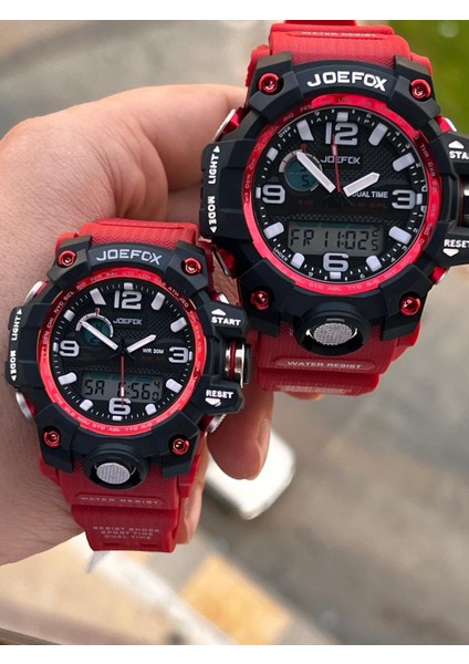 Digital ve Analog Çiftlere Özel 2 Yıl Garantili 3 Atm Suya Dayanıklı Çift Kol Saati Je.cft.05