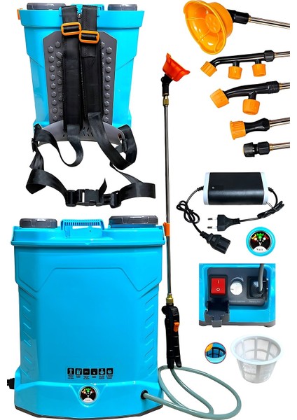 20 Lt Şarjlı Akülü Sırt Ilaçlama Pompası Makinası fiyatları