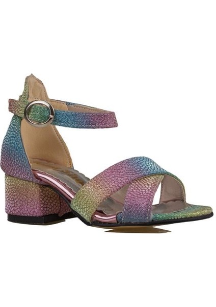 Fuşya Gökkuşağı Renkli Kemerli Bebe Klasik Ayakkabı fiyatları