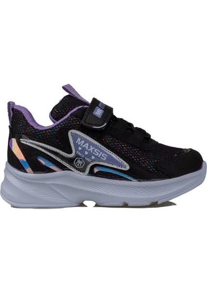 Siyah-Beyaz Hafif Cırt Cırtlı Fileli Çocuk Spor Ayakkabı fiyatları