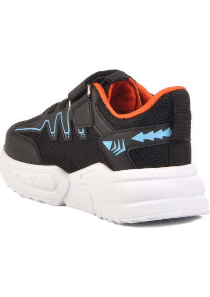 Siyah-Turuncu Fileli Çocuk Spor Ayakkabı 2320 P fırsatları