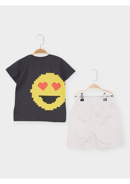 05-08 Yaş Erkek Çocuk Snoopy Ikili Takım - Füme fiyatları