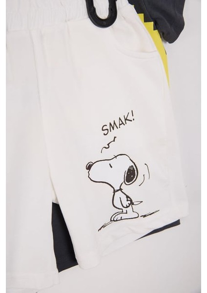 05-08 Yaş Erkek Çocuk Snoopy Ikili Takım - Füme modelleri