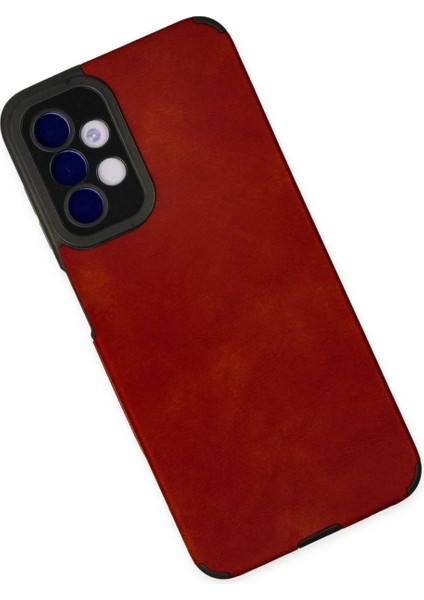 Samsung Galaxy A04S Kılıf Loop Deri Silikon - Kırmızı modelleri