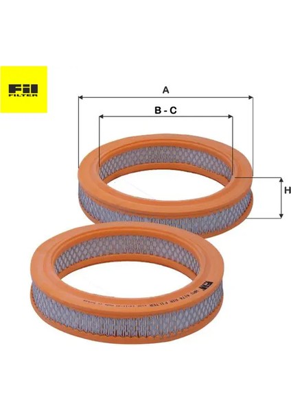 Hava Filtresi M-131-DOĞAN Slx Fil Filter 7721380 HPU4174