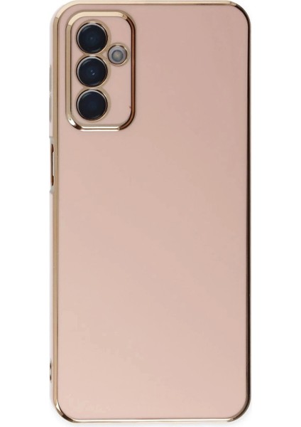 Samsung Galaxy M23 Kılıf Volet Silikon - Pembe
