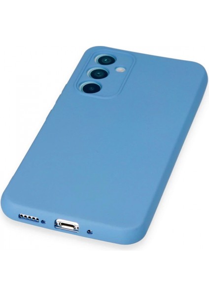 Samsung Galaxy A34 5g Kılıf Nano Içi Kadife Silikon - Mavi fırsatları