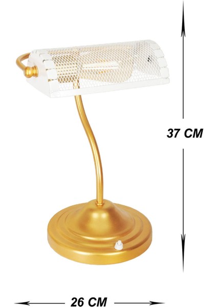 Şık Masa Lambası, Altın Detaylı, Modern ve Zarif Tasarım fiyatları