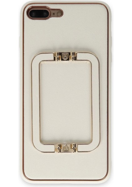 iPhone 7 Plus Kılıf Coco Elit Kapak - Beyaz