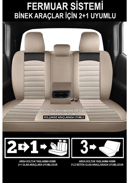 Chevrolet Captiva Uyumlu Duru Serisi Oto Koltuk Kılıfı fırsatları