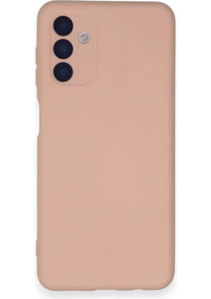 Samsung Galaxy A14 4g Kılıf Nano Içi Kadife Silikon - Pudra