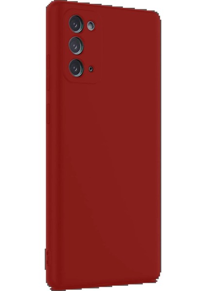 Samsung Galaxy Note 20 Kılıf First Silikon - Bordo fiyatları